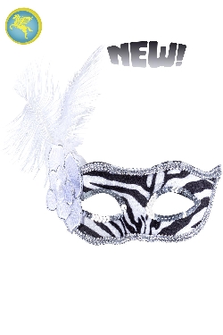 MASCHERA ZEBRATA LUSSO 